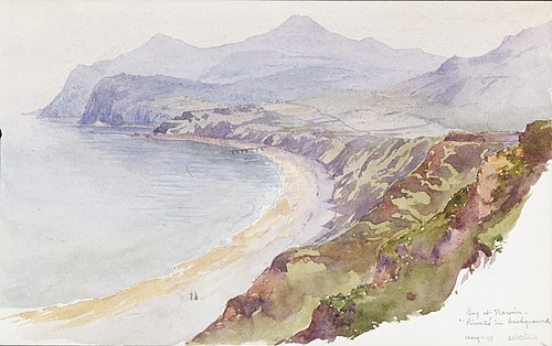 Bay at Nevin, Wales, 1899, George Elbert Burr