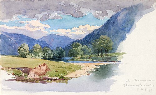 The Conway, near Llanrwst, Wales, 1899, George Elbert Burr