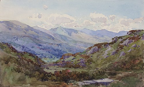 From above Pont-y-Pant, 1899, George Elbert Burr