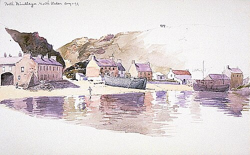 Porth Dinlleyn, North Wales, 1899, George Elbert Burr