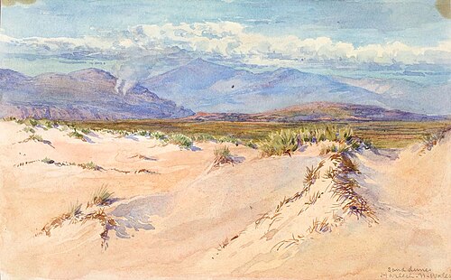 Sand Dunes, Harlech, North Wales, 1899, George Elbert Burr