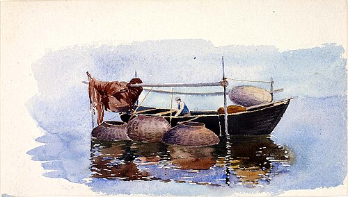 Untitled--Fishing Boat, 1900, George Elbert Burr