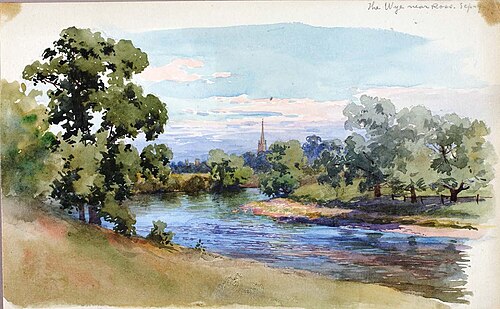 The Wye near Ross, 1899, George Elbert Burr