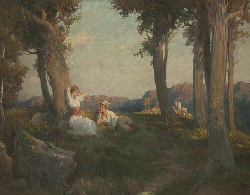 'Forever wilt thou love and she be fair', 1907, George Faulkner Wetherbee