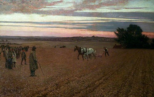 The Ploughing Match, 1892, George Francis Carline
