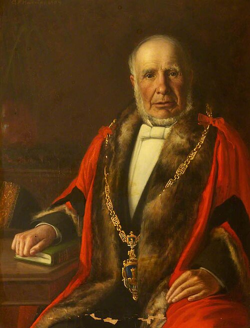 Alderman David Davies, Mayor of Neath (1931–1932), 1889, George Frederick Harris