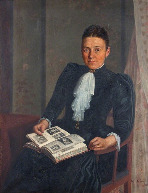 Mrs William Evans, Glyn Neath, 1890, George Frederick Harris