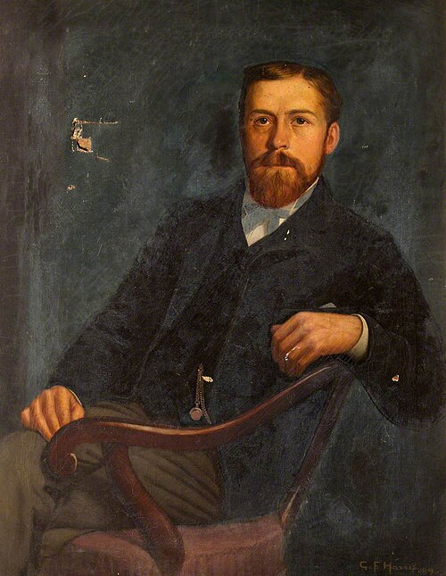 Portrait of an Unknown Man, 1890, George Frederick Harris
