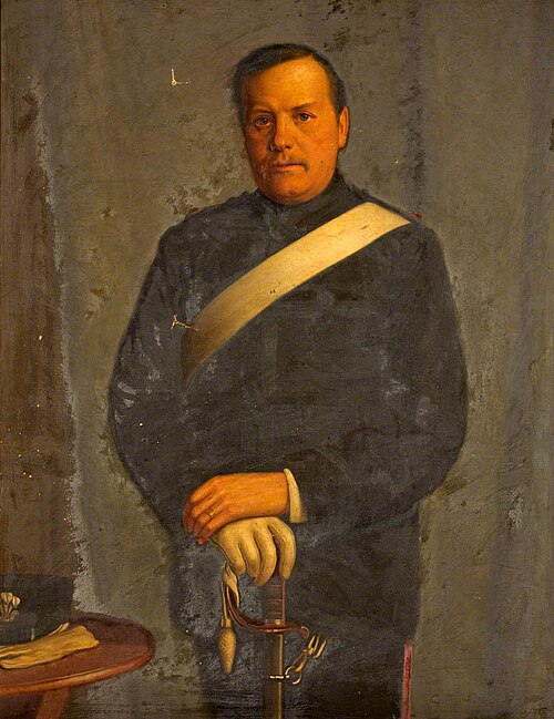 Portrait of an Unknown Welsh Soldier, 1890, George Frederick Harris