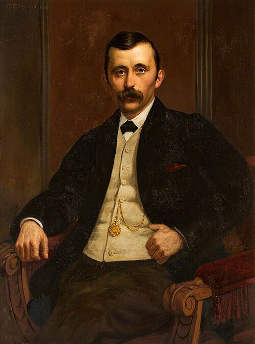 Dan Davies (b.1859), 1893, George Frederick Harris