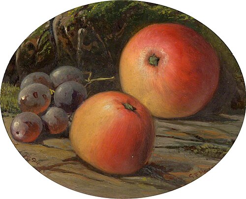 Apples and Grapes, 1894, George Frederick Harris