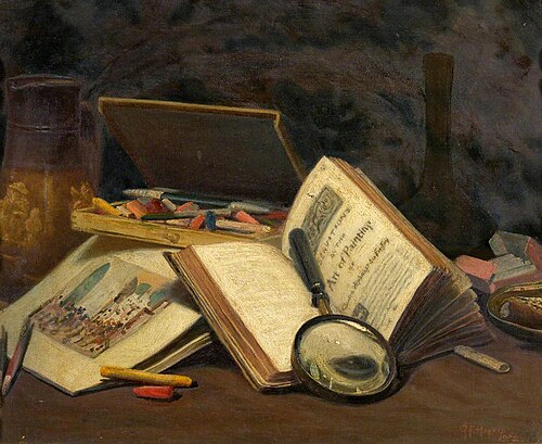 Group of Still Life Artist's Materials, 1908, George Frederick Harris
