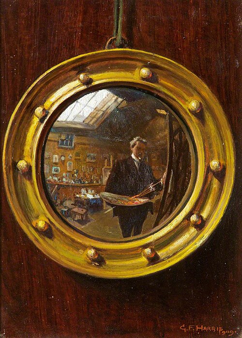 Self Portrait, 1909, George Frederick Harris