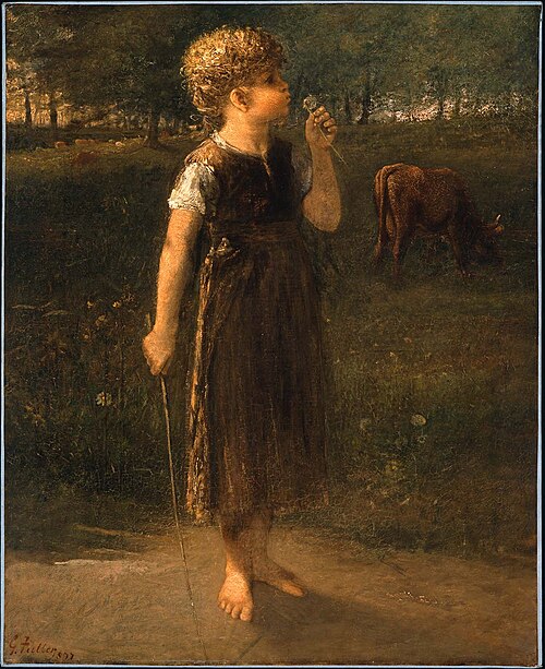 By the Wayside, 1877, George Fuller