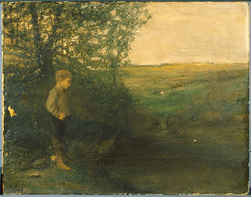 Boy Fishing, , George Fuller