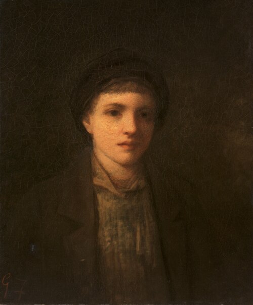 Head of a Boy, 1867, George Fuller