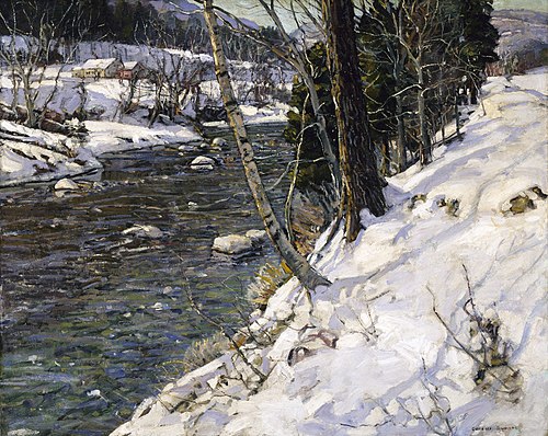 Sunny Slopes, 1896, George Gardner Symons