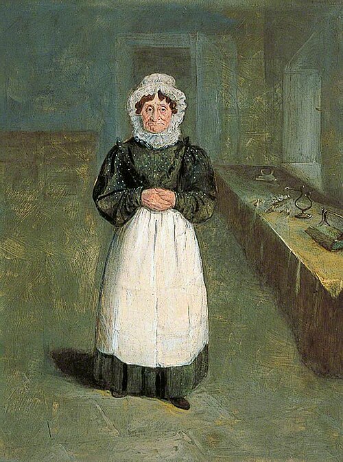 Mrs Brown, Housekeeper at Bramham, 1822, George Garrard