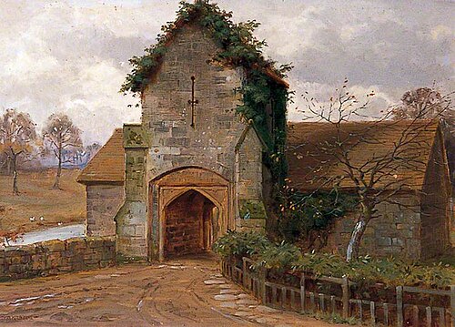 Ewhurst Gatehouse, East Sussex, 1910, George Goodwin Kilburne