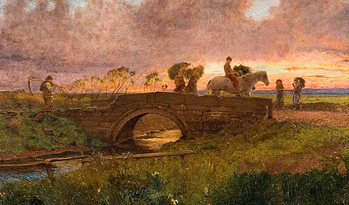 Evening, near Southport, 1868, George Heming Mason