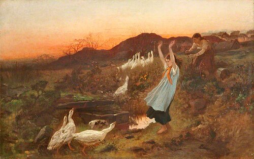 The Gander, 1864, George Heming Mason