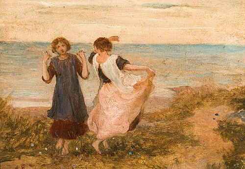 Study for ‘A Pastoral Symphony’, 1869, George Heming Mason