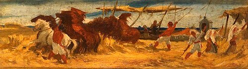 Threshing Corn, , George Heming Mason