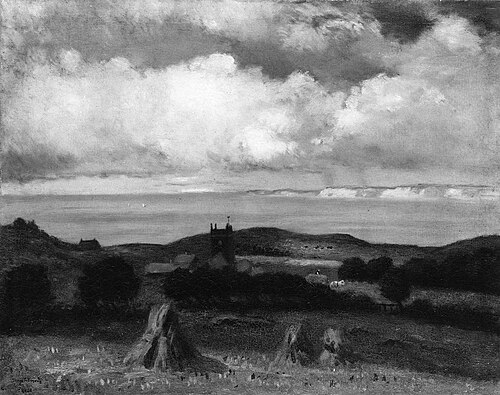 Chale, Isle of Wight, Looking Towards the Needles, 1900, George Henry Bogert