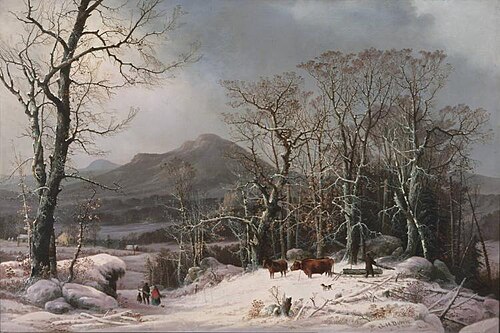 Wood for Winter, 1860, George Henry Durrie
