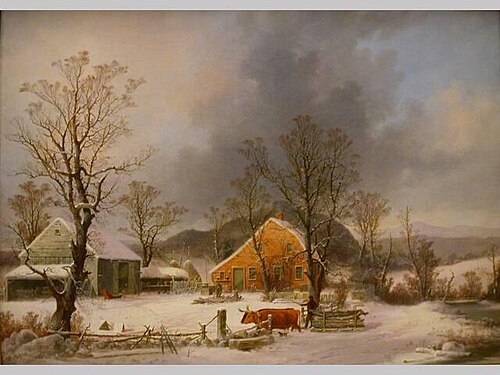 Returning to the Farm, 1861, George Henry Durrie