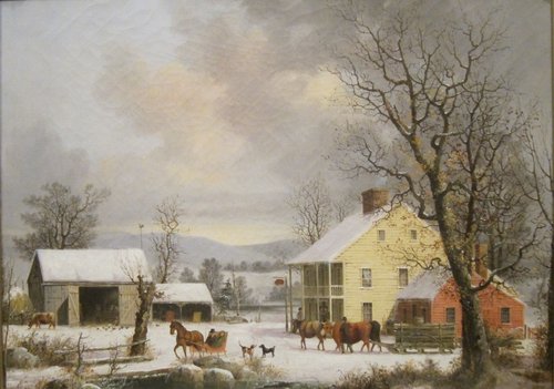 Winter in the Country (1857), 1857, George Henry Durrie