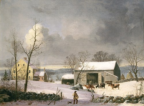 Winter in the Country, 1858, George Henry Durrie