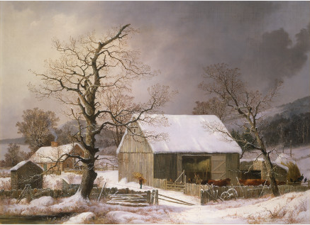 Winter in the Country, 1859, George Henry Durrie