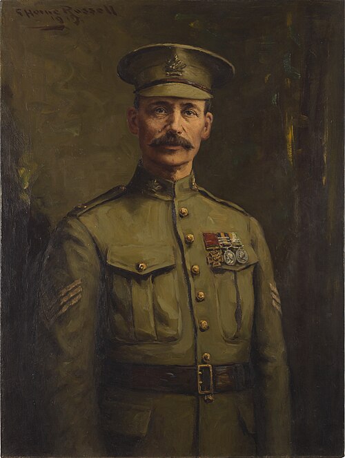 Sergeant Frederick Hobson, The Victoria Cross, 1919, George Horne Russell