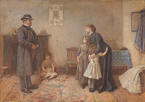Landlord and Tenant, 1871, George John Pinwell