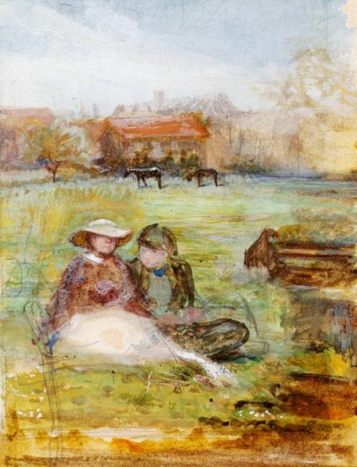 In The Meadow - George John Pinwell, , George John Pinwell