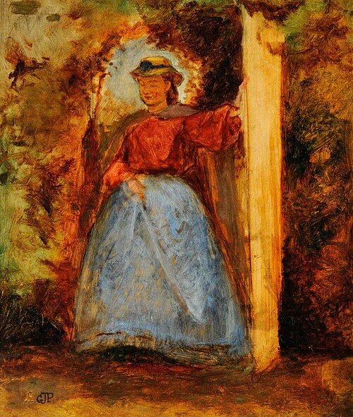 The Garden Gate, , George John Pinwell