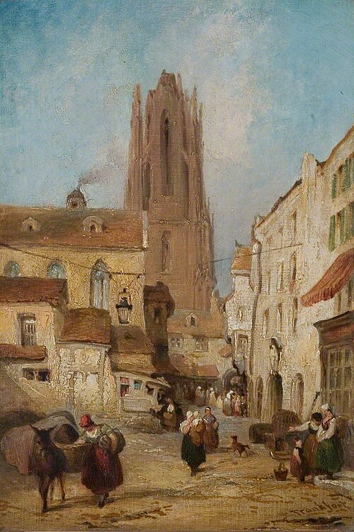 Street Scene in Frankfurt, Germany, , George Jones