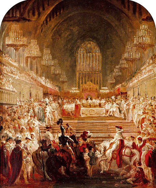 Coronation Banquet of George IV, , George Jones