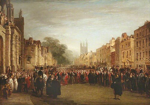 H.R.H. the Prince Regent received by the University and City of Oxford, 14 June 1814, , George Jones