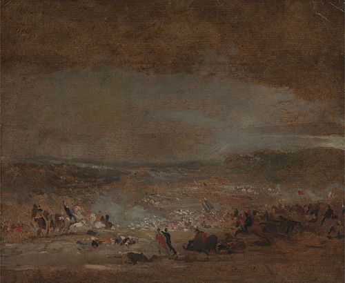 Study for 'Battle of Waterloo', 1815, George Jones