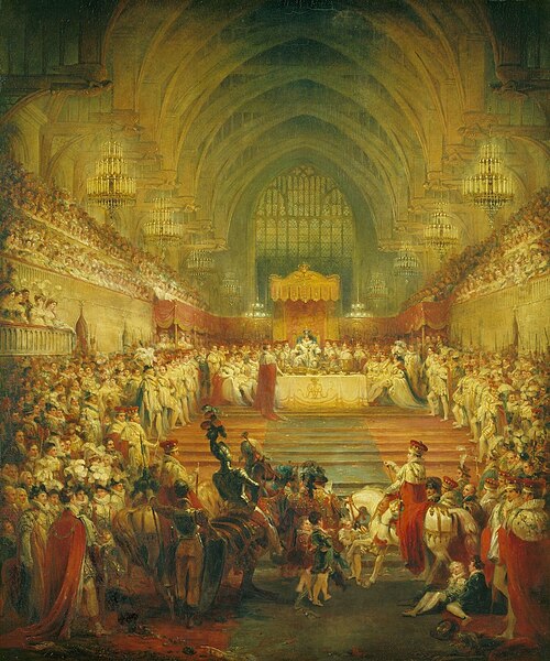 The Banquet at the Coronation of George IV, 1821, George Jones