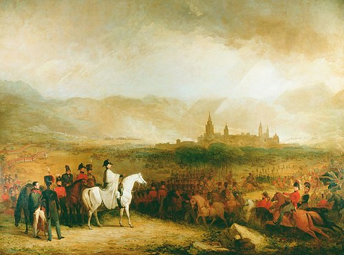 The Battle of Vittoria, 1822, George Jones
