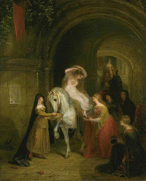 Godiva Preparing to Ride through Coventry, 1833, George Jones