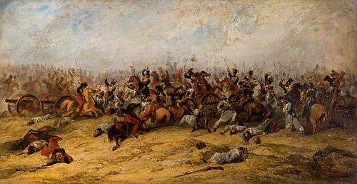 The Conflict at the Guns, Balaclava, 1854, George Jones