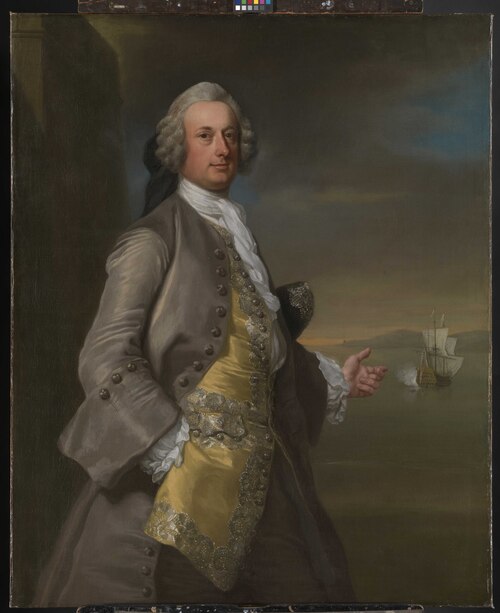 Captain Richard Chadwick, d. 1748, 1744, George Knapton
