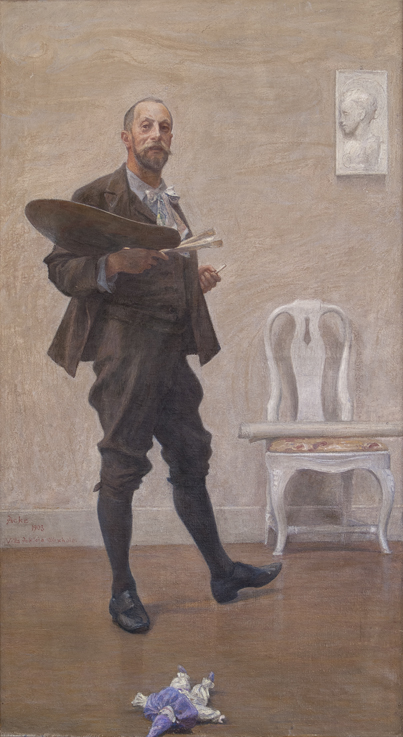 Självporträtt, 1903, J.A.G. Acke