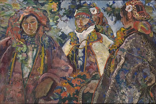 Wesele huculskie, 1924, Kazimierz Sichulski
