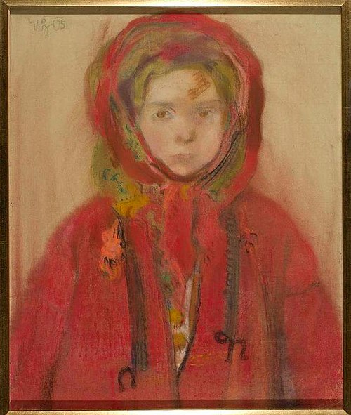 Dziewczynka huculska, 1905, Kazimierz Sichulski