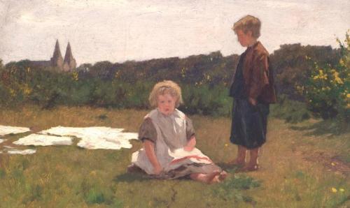 At Seaton Cottage On The Don, Aberdeen, , George Reid